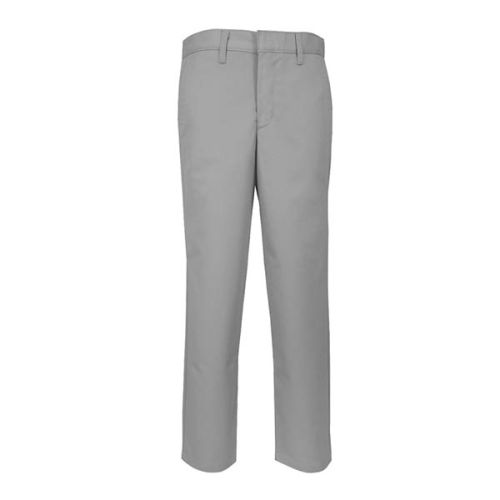 BOYS MVP Flex Twill Flat Front Pant Grey Husky